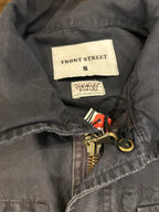 FRONT STREET 8 PAINTED FIELD MAN JACKET COLORE BLUE MADE IN ITALY