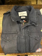 FRONT STREET 8 PAINTED MAN FIELD JACKET COLORE BLUE MADE IN ITALY