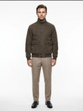 +MORE OLIVER GIACCA BOMBER TECNICA CON BOTTONI AUTOMATICI COLORE VERDE MILITARE