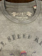 SCHOTT T-SHIRT VESTIBILITA’ REGOLARE 100% COTONE BEIGE