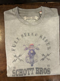 SCHOTT T-SHIRT VESTIBILITA’ REGOLARE 100% COTONE BEIGE