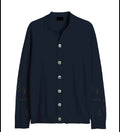 TOOCO MAGLIA POLO LIGHT KNIT COLOR BLU NAVY