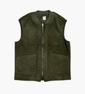 SEADOG SEADOG OLIVER VEST ZIP LANA COTTA COLORE NAVY MADE IN ITALY