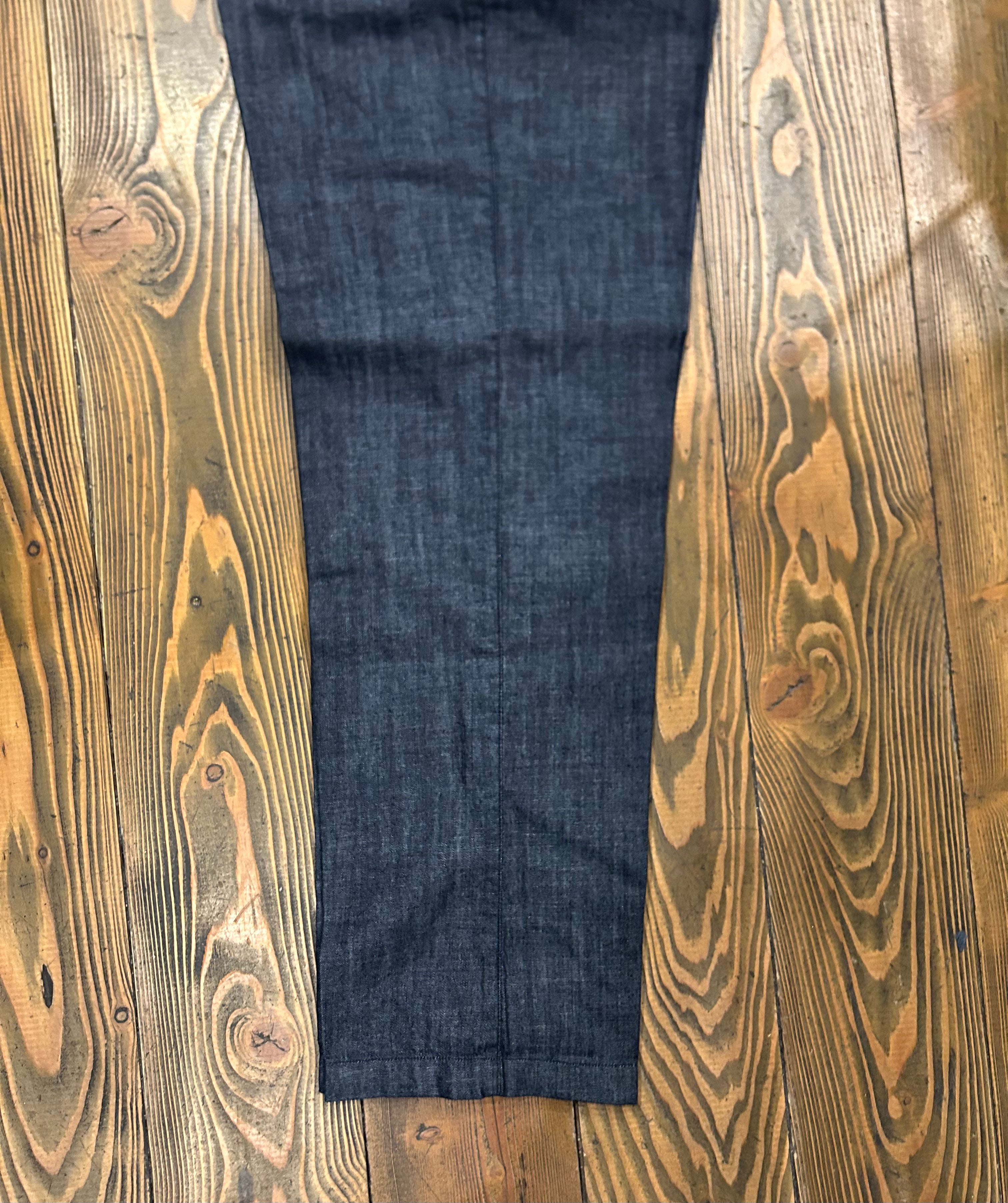 WHITE SAND PANTALONI IN CHAMBRAY DENIM SCURO MADE IN ITALY