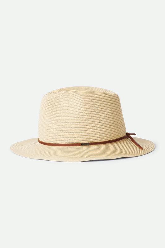 Brixton Wesley Straw Packble Fedora