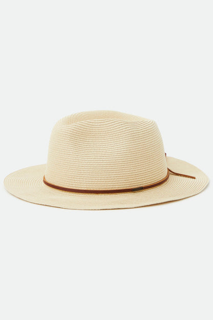 Brixton Wesley Straw Packble Fedora