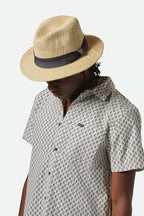 Brixton Roma Straw Fedora
