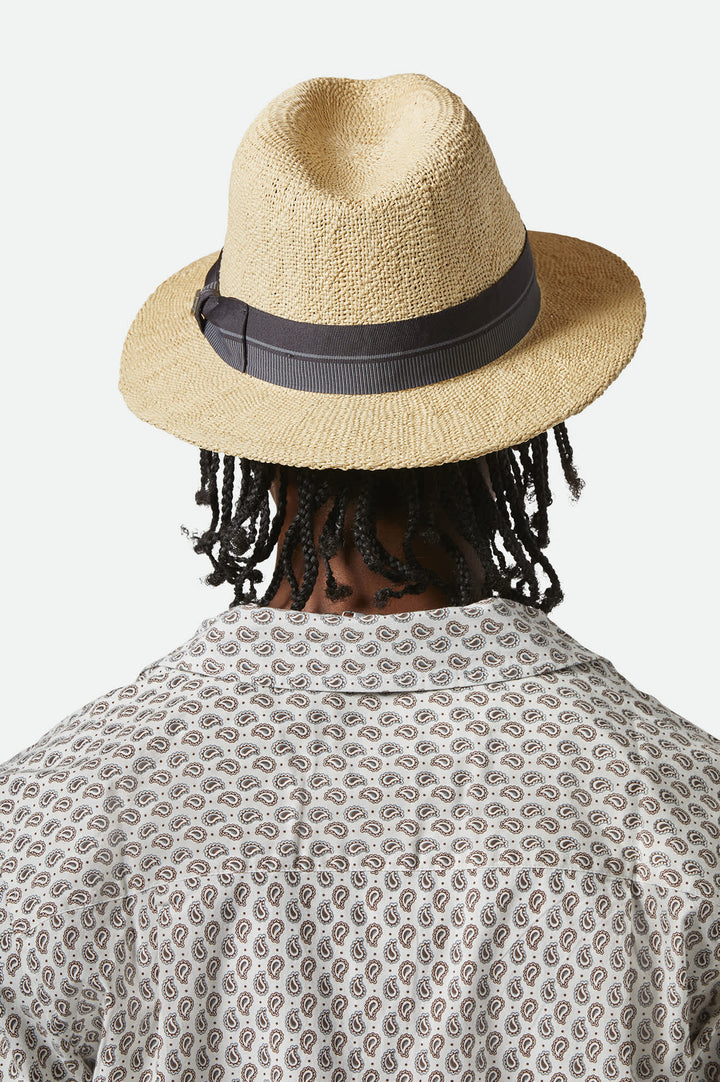 Brixton Roma Straw Fedora