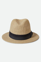 Brixton Roma Straw Fedora