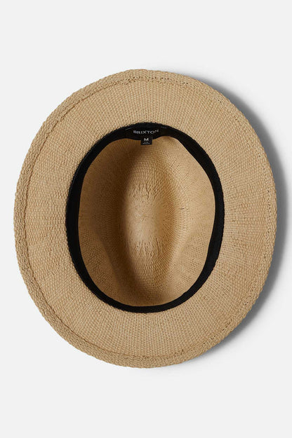Brixton Roma Straw Fedora
