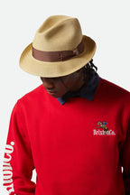 Brixton Roma Straw Fedora