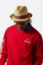 Brixton Roma Straw Fedora