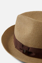 Brixton Roma Straw Fedora