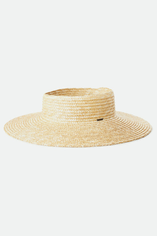 Brixton Joanna Straw Visor