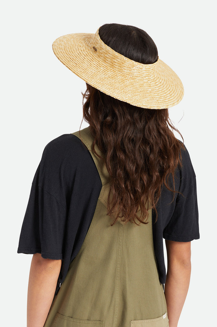 Brixton Joanna Straw Visor