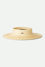 Brixton Joanna Straw Visor