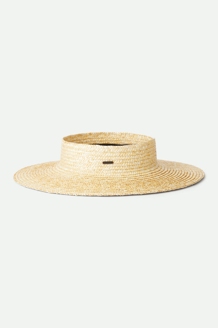 Brixton Joanna Straw Visor
