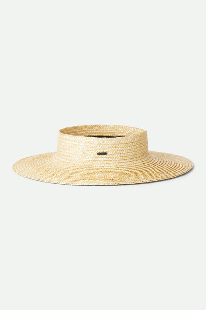 Brixton Joanna Straw Visor