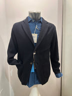 AG TREND GIACCA MONOPETTO 100% COTONE COLORE NAVY 100% MADE IN ITALY GMA9 COT6 43