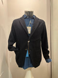 AG TREND GIACCA MONOPETTO 100% COTONE COLORE NAVY 100% MADE IN ITALY GMA9 COT6 43