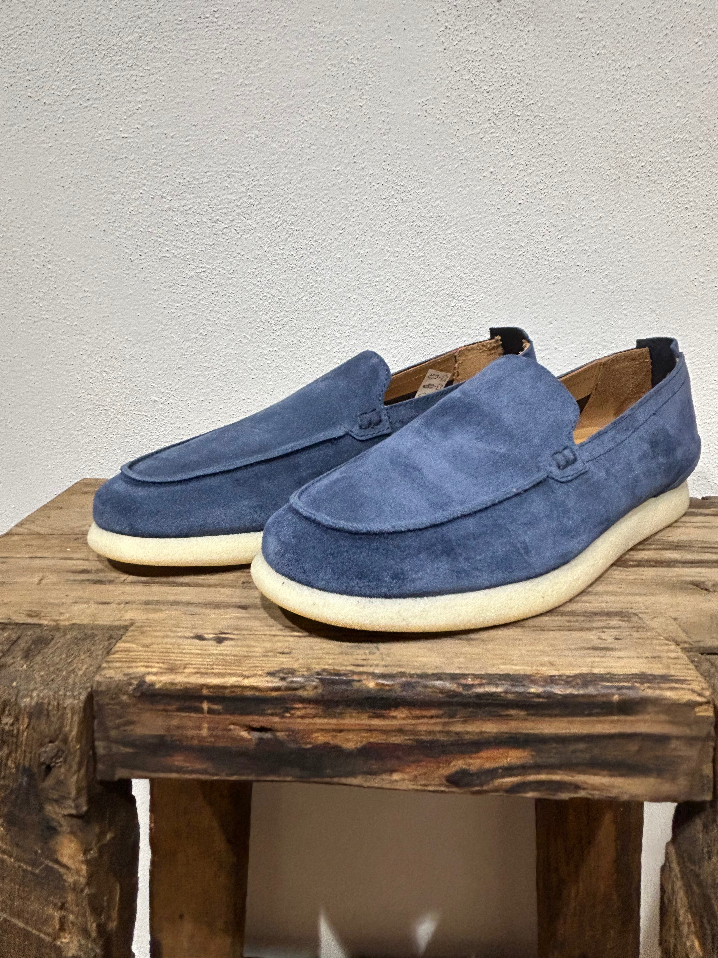 SNEAKERS SLIP ON KEBO 100% PELLE INCAMOSCIO SUOLA IN GOMMA  NATURALE 100% MADE IN ITALY