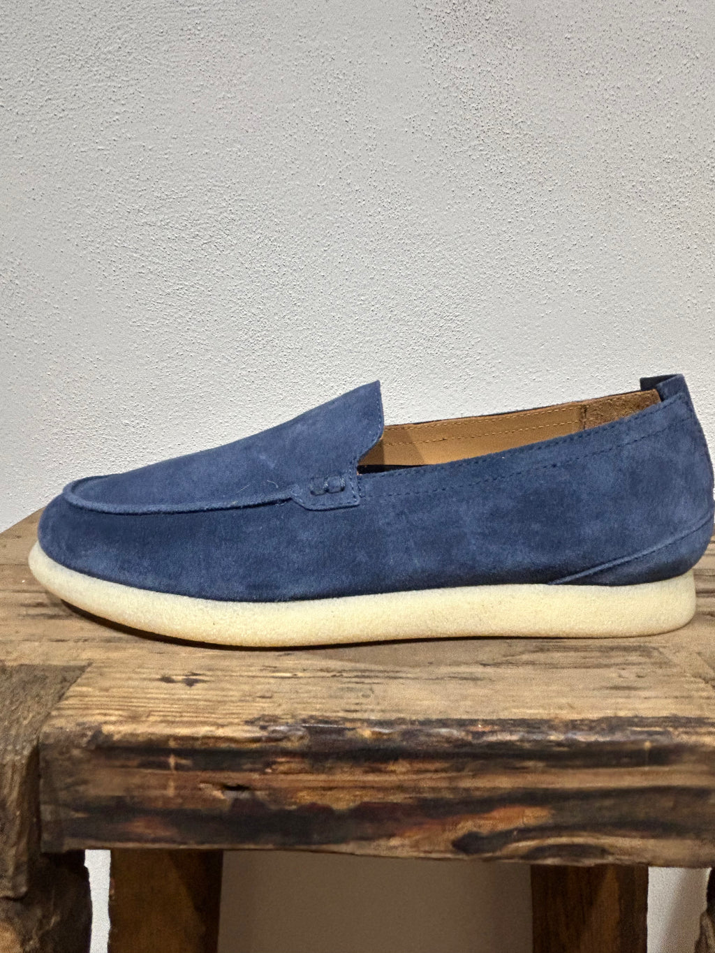 SNEAKERS SLIP ON KEBO 100% PELLE INCAMOSCIO SUOLA IN GOMMA  NATURALE 100% MADE IN ITALY