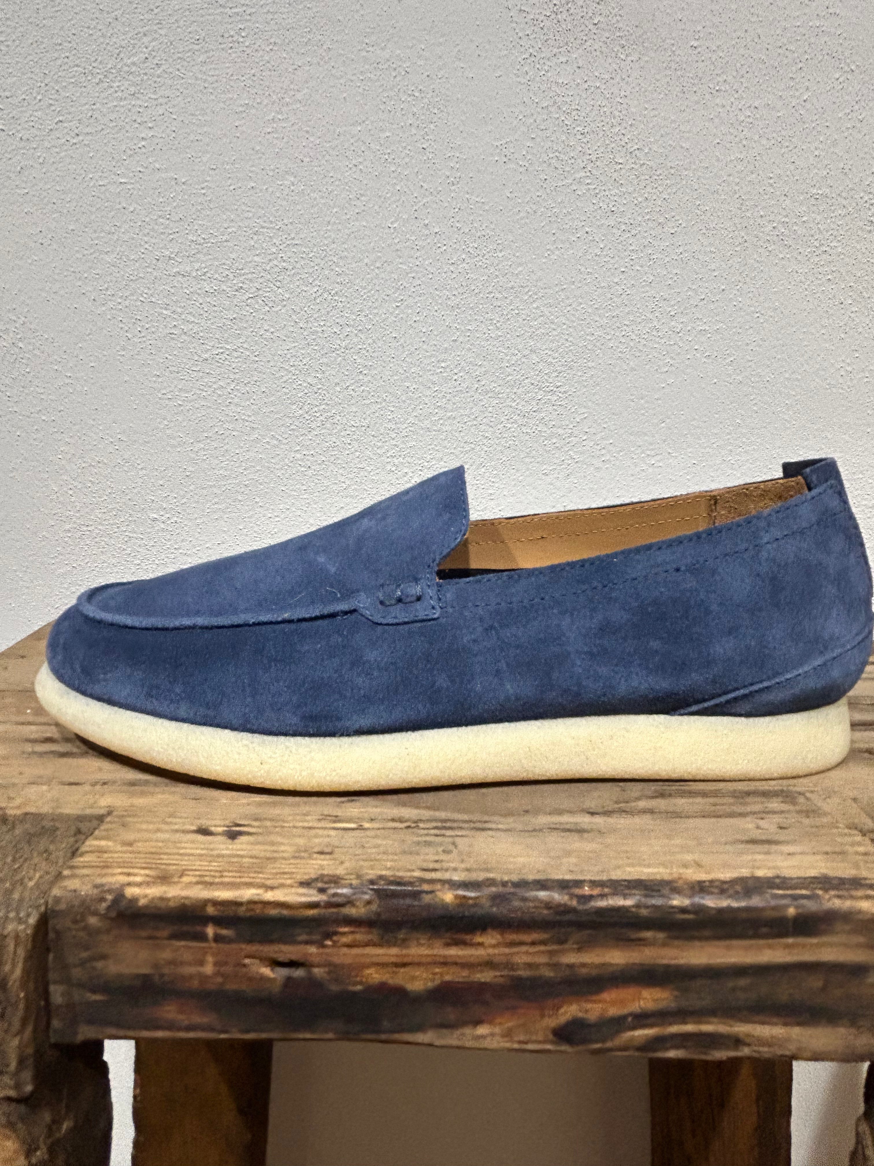 SNEAKERS SLIP ON KEBO 100% PELLE INCAMOSCIO SUOLA IN GOMMA  NATURALE 100% MADE IN ITALY