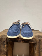 STRINGATA KEBO 100% CAMOSCIO NAVY GOMMA NATURALE MADE IN ITALY