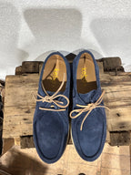 STRINGATA KEBO 100% CAMOSCIO NAVY GOMMA NATURALE MADE IN ITALY