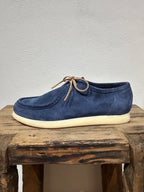 STRINGATA KEBO 100% CAMOSCIO NAVY GOMMA NATURALE MADE IN ITALY