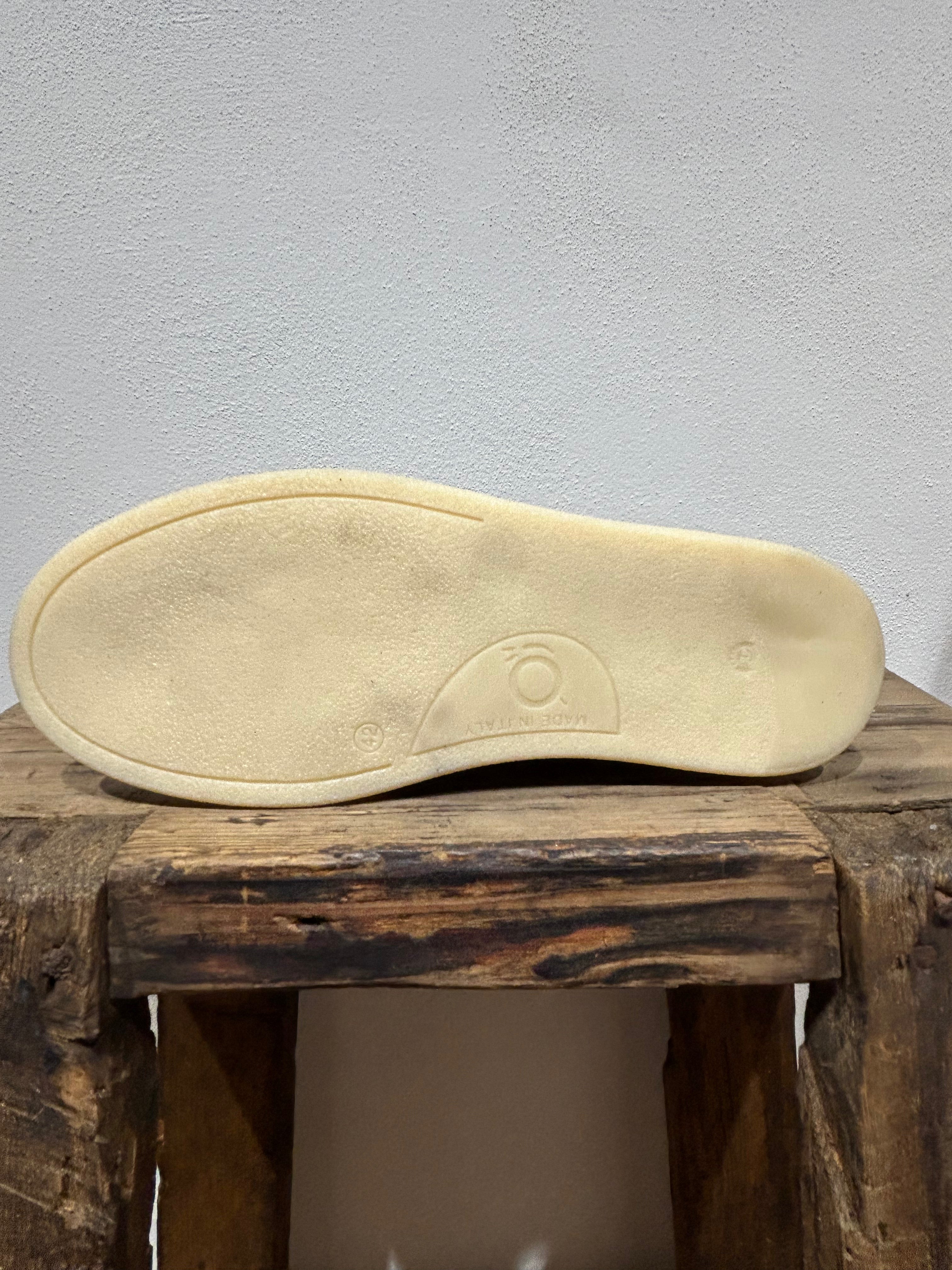 STRINGATA KEBO 100% CAMOSCIO NAVY GOMMA NATURALE MADE IN ITALY