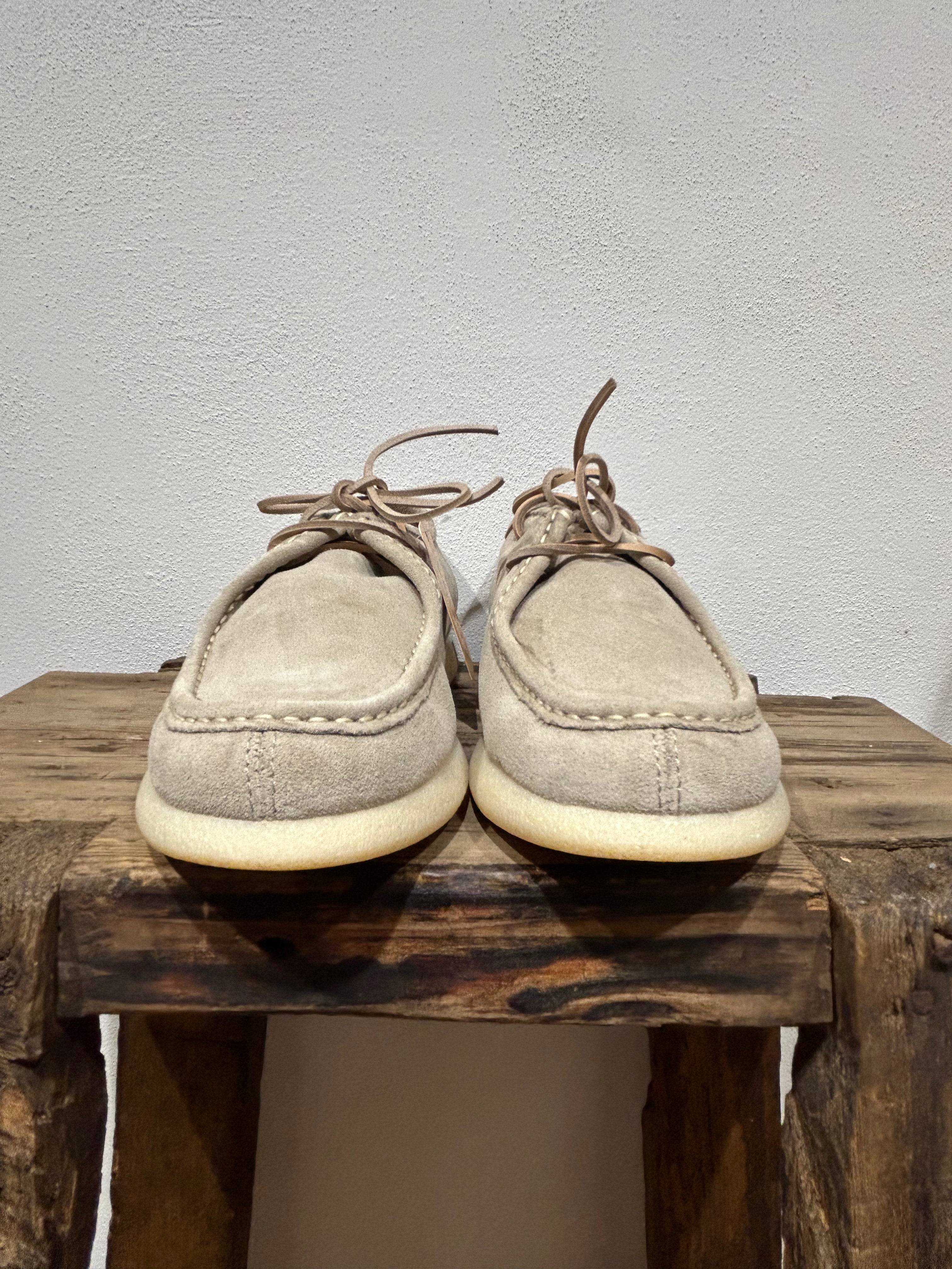 STRINGATA KEBO IN CAMOSCIO COLORE SABBIA GOMMA NATURALE 100% MADE IN ITALY