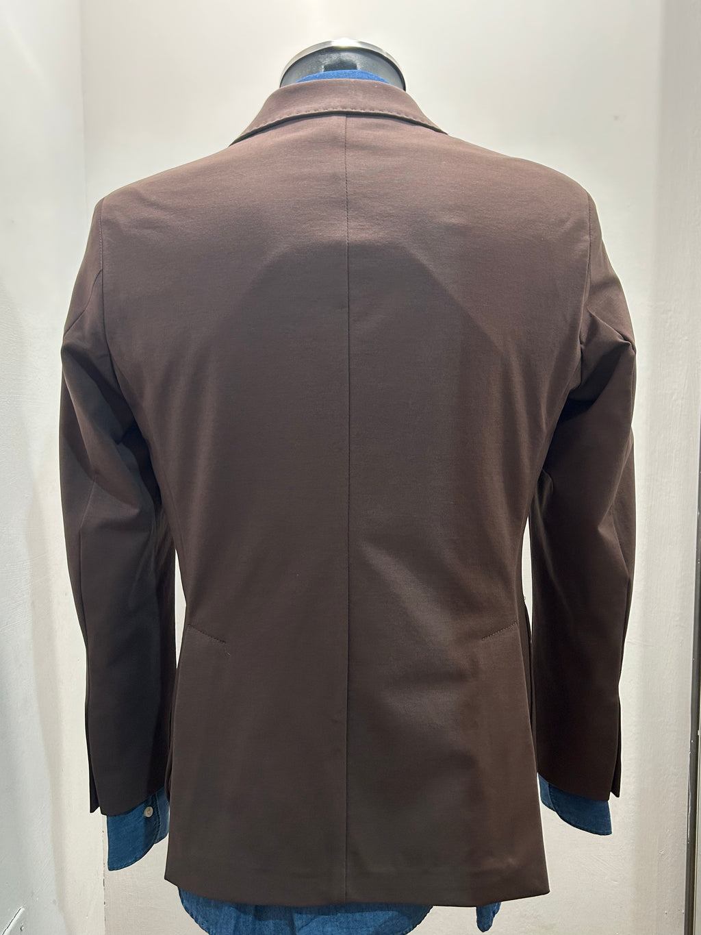 GIACCA AG TREND MONOPETTO MARRONE COTONE E SPANDEX