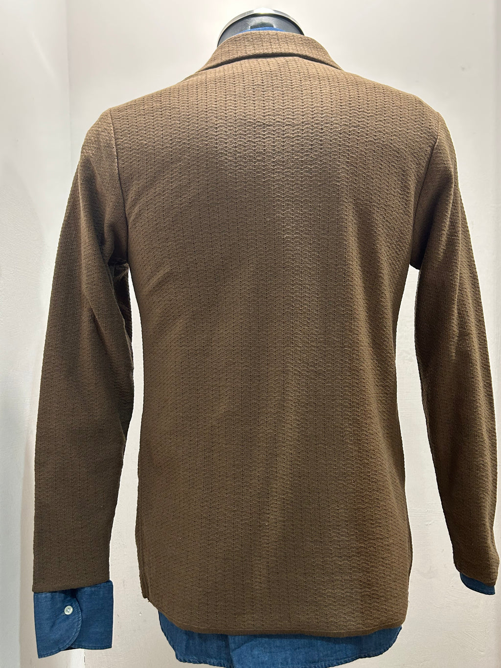 AG TREND GIACCA DOPPIOPETTO MARRONE IN COTONE 100% MADE IN ITALY GM10 COT7 10