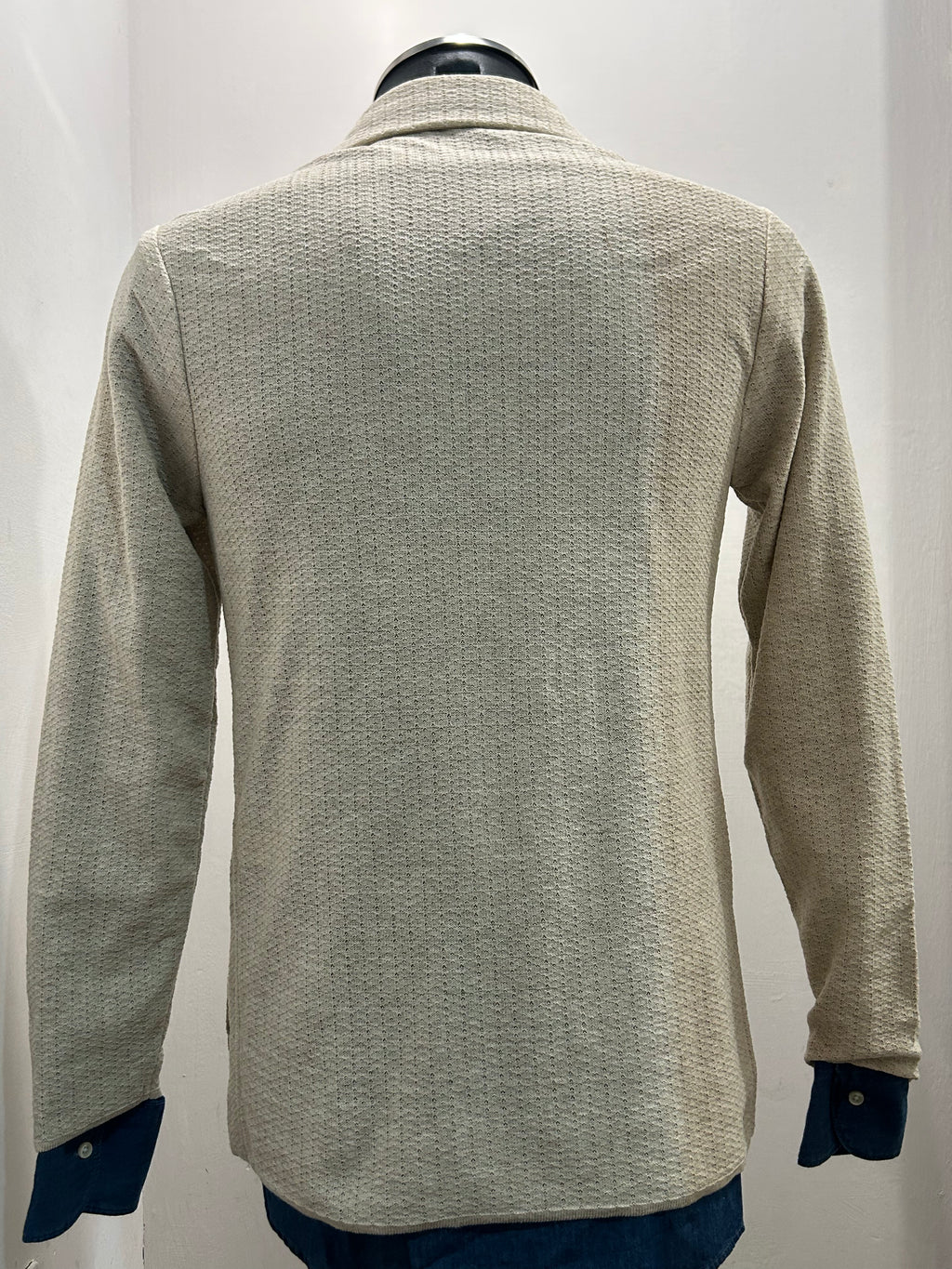 AG TREND GIACCA DOPPIOPETTO COLORE BEIGE COTONE 100% MADE IN ITALY GM10 COT7 51