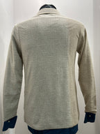 AG TREND GIACCA DOPPIOPETTO COLORE BEIGE COTONE 100% MADE IN ITALY GM10 COT7 51