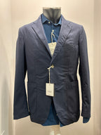 AG TREND GIACCA MONOPETTO BLUE COTONE ED ELASTANE 100% MADE IN ITALY