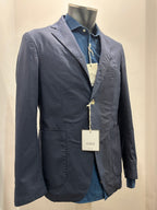 AG TREND GIACCA MONOPETTO BLUE COTONE ED ELASTANE 100% MADE IN ITALY