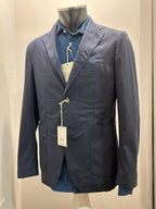 AG TREND GIACCA MONOPETTO BLUE COTONE ED ELASTANE 100% MADE IN ITALY