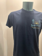 BOWERY NYC T-SHIRT 100% COTONE ALGODON NAVY 100% MADE IN ITALY