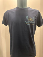 BOWERY NYC T-SHIRT 100% COTONE ALGODON NAVY 100% MADE IN ITALY