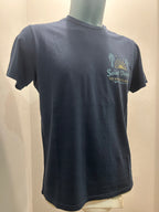 BOWERY NYC T-SHIRT 100% COTONE ALGODON NAVY 100% MADE IN ITALY