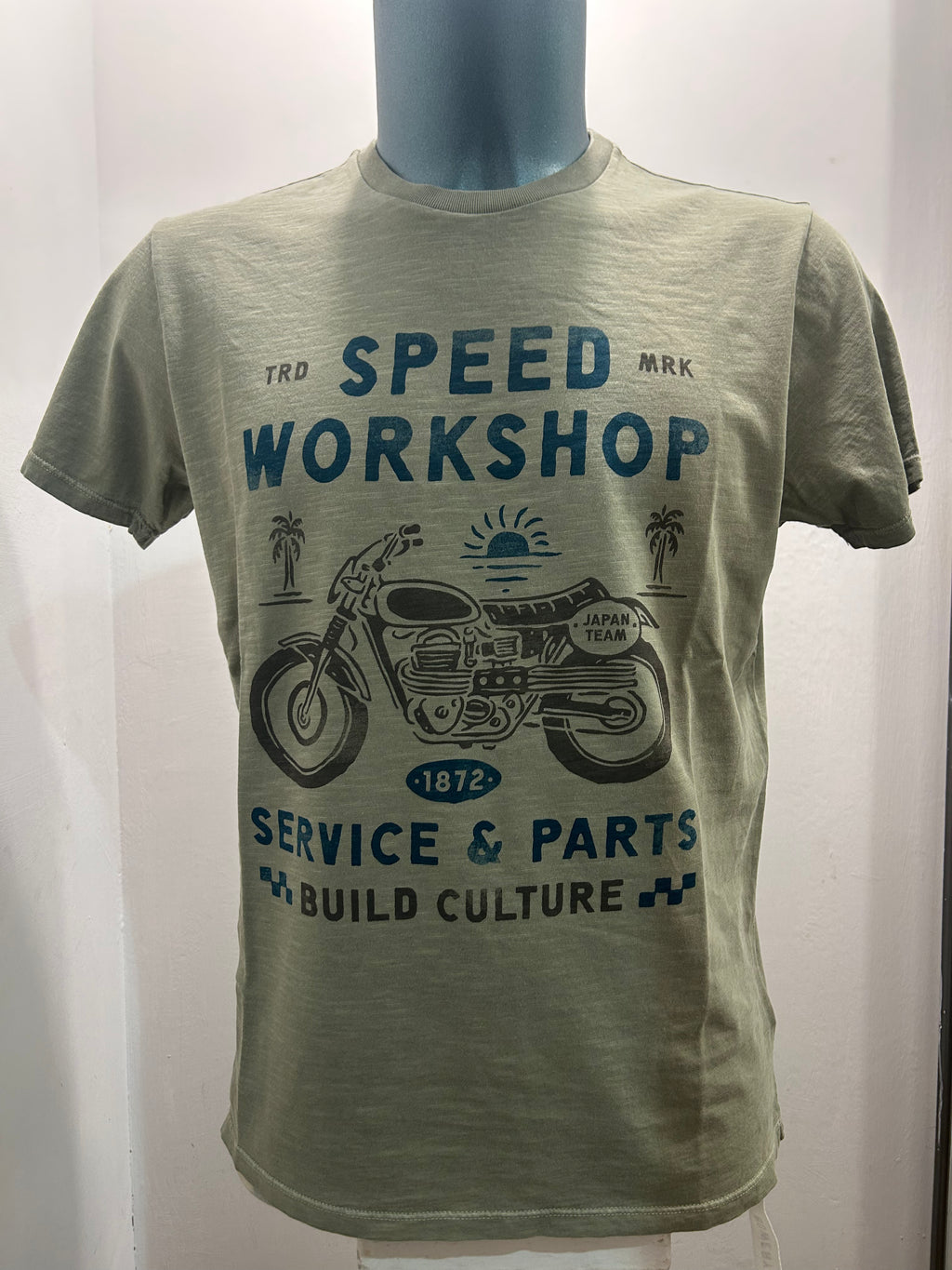 BOWERY NYC T-SHIRT VERDE 100% CORONE ALGODON 100% MADE IN ITALY
