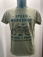 BOWERY NYC T-SHIRT VERDE 100% CORONE ALGODON 100% MADE IN ITALY
