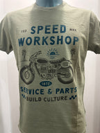 BOWERY NYC T-SHIRT VERDE 100% CORONE ALGODON 100% MADE IN ITALY