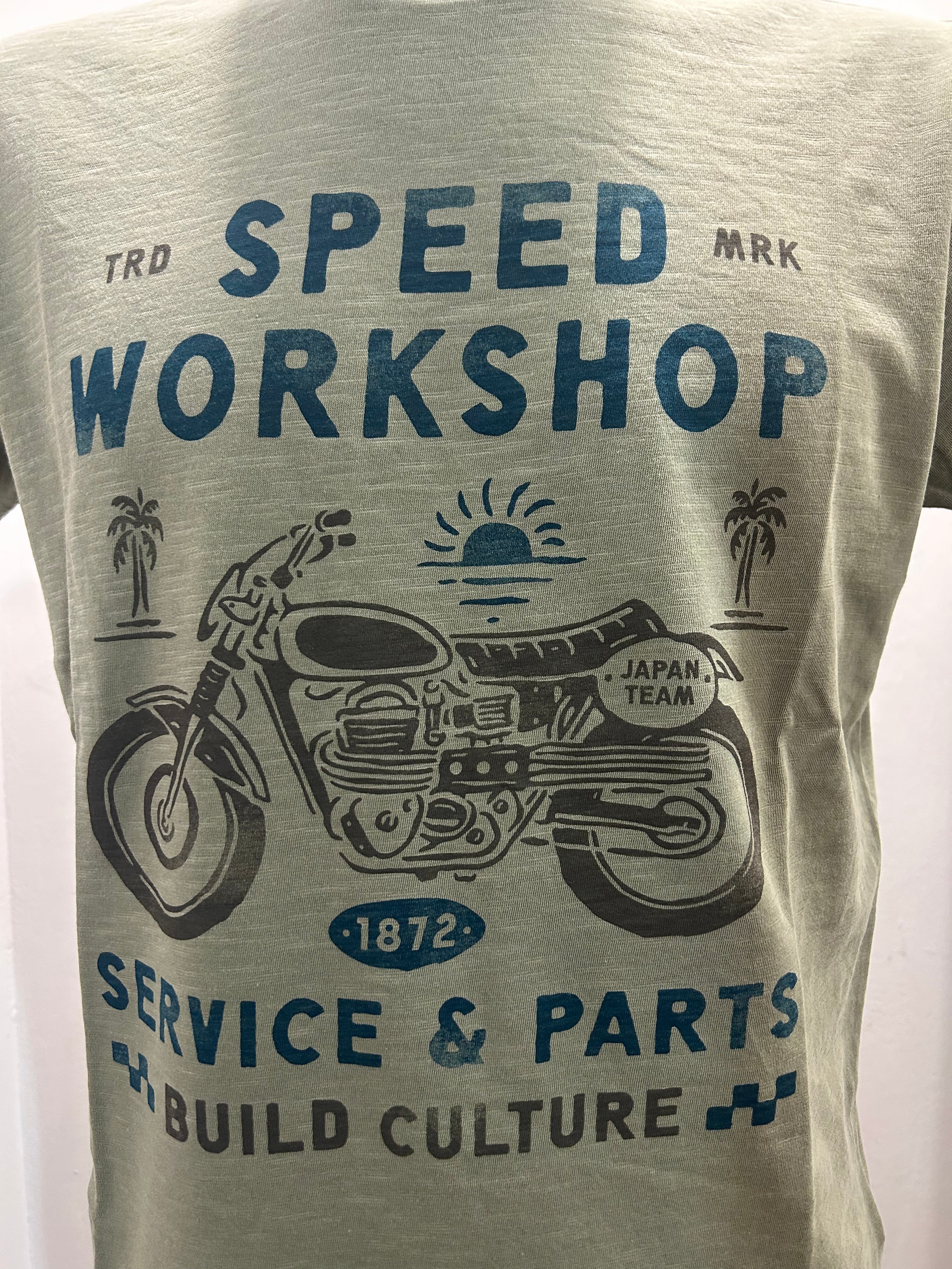 BOWERY NYC T-SHIRT VERDE 100% CORONE ALGODON 100% MADE IN ITALY
