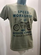 BOWERY NYC T-SHIRT VERDE 100% CORONE ALGODON 100% MADE IN ITALY