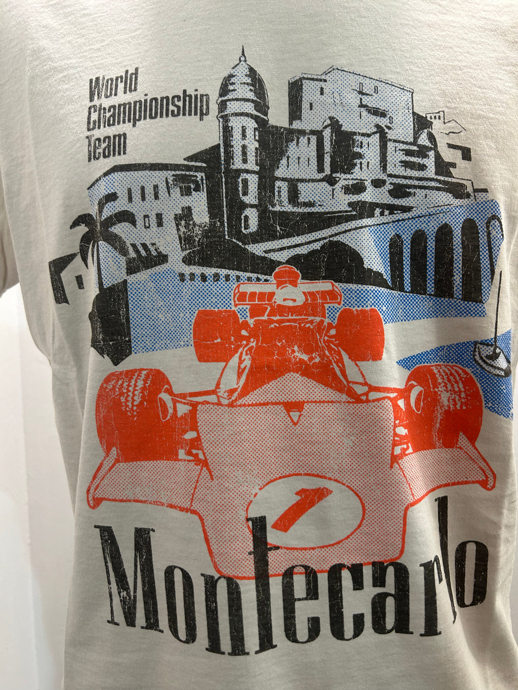 BOWERY NYC T- SHIRT BEIGE STONE 100% COTONE ALGODON 100% MADE IN ITALY