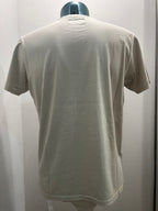 BOWERY NYC T- SHIRT BEIGE STONE 100% COTONE ALGODON 100% MADE IN ITALY
