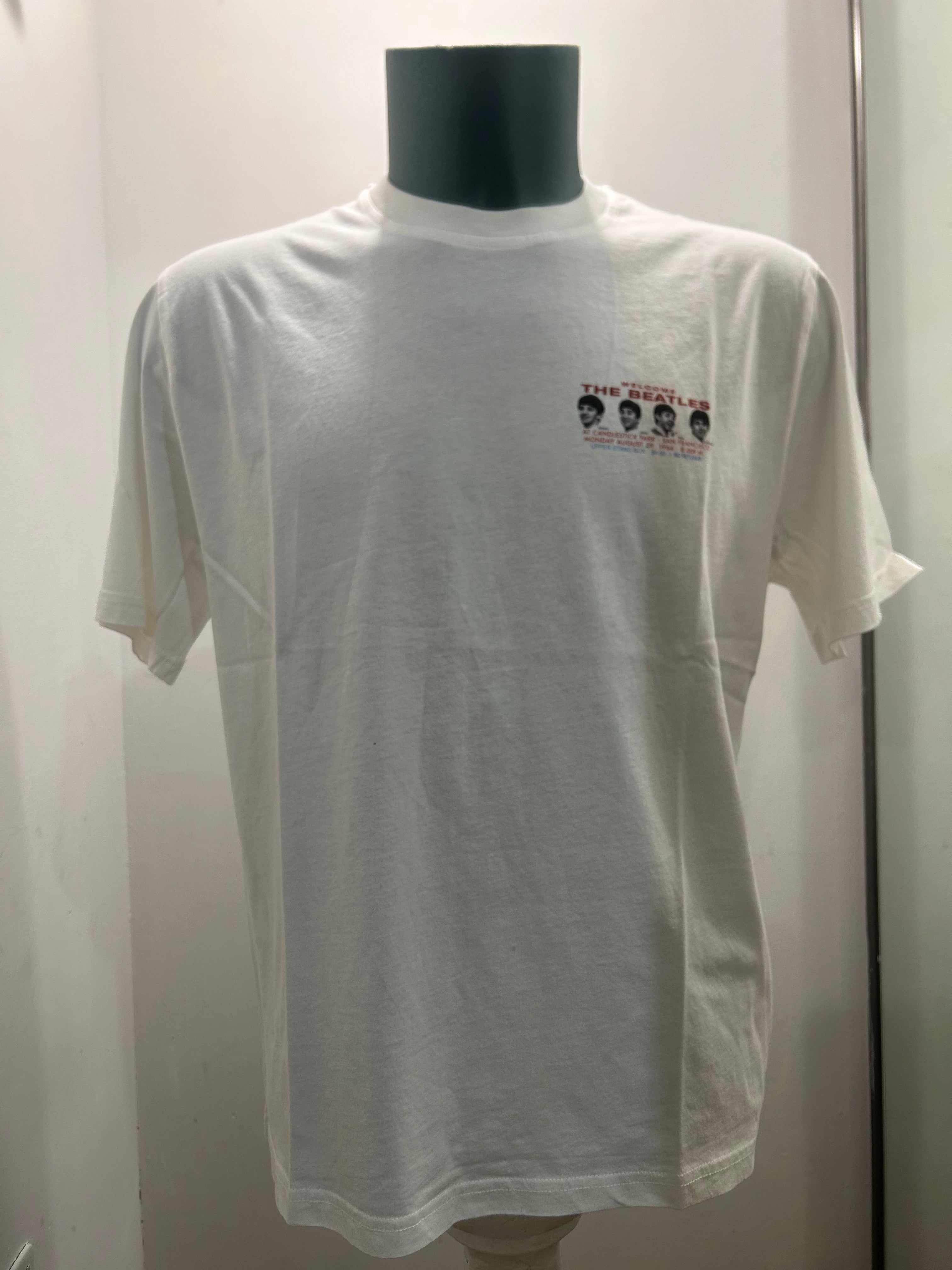 IN THE BOX T-SHIRT BEATLES WELCOME 100% MADE IN ITALY